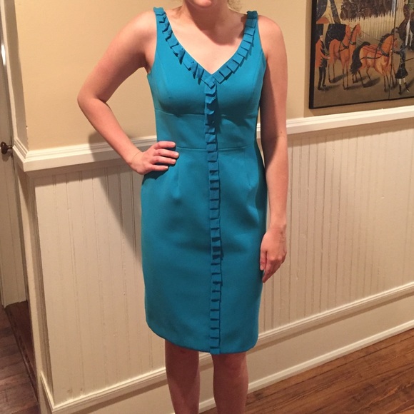 Carmen Marc Valvo Turquoise