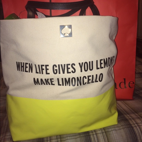 Kate spade lemon tote