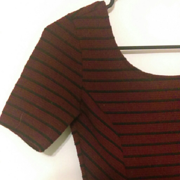 Striped topshop dress