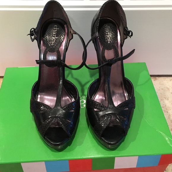 Charles by Charles David T-strap heels