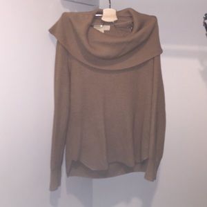 Michael Kors Camel Cowl Neck Sweater