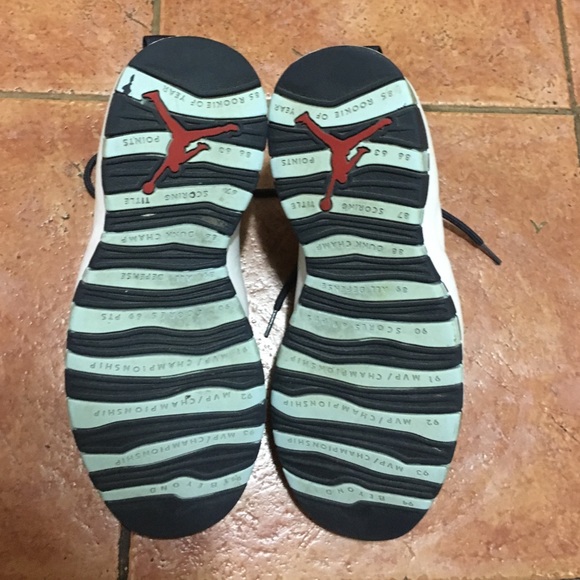 Ice Blue Jordan 10 X - Picture 3 of 4