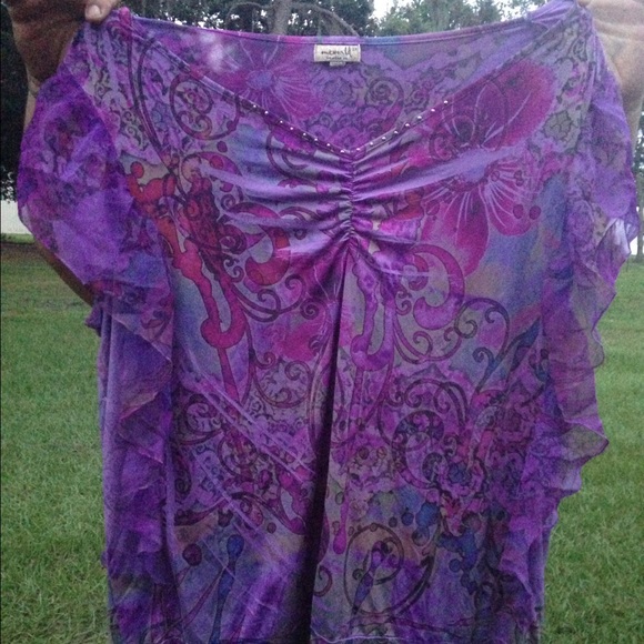 Purple colorful shirt