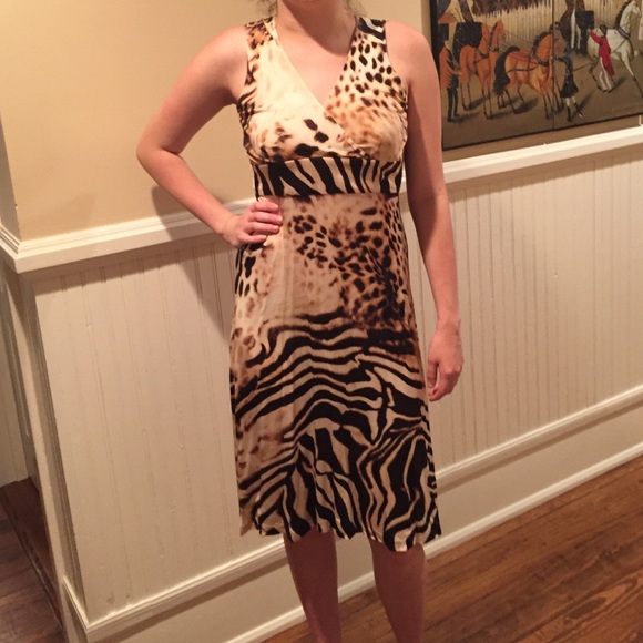 Parker Cheetah Printed Dress