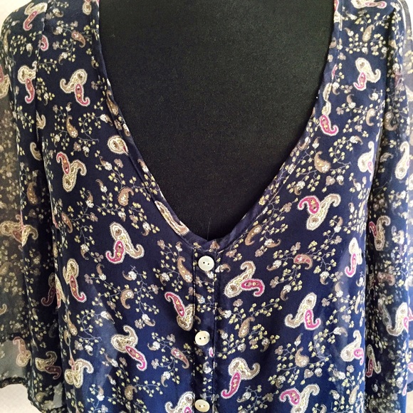 Paisley Flowy Top - Picture 2 of 4