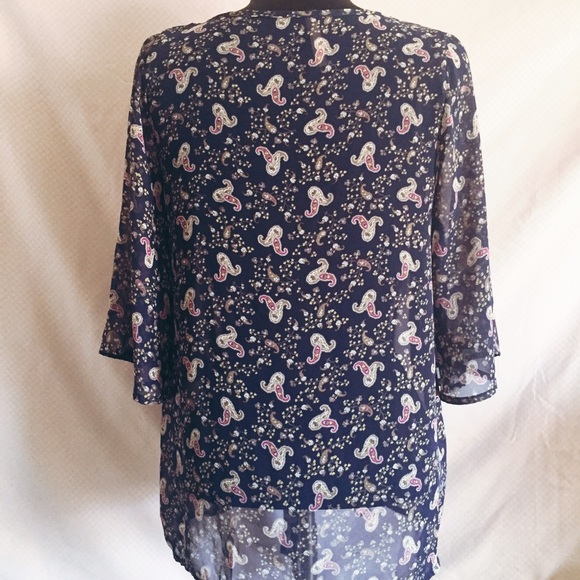 Paisley Flowy Top - Picture 3 of 4