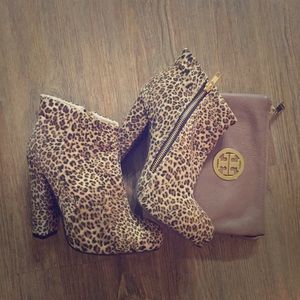 Cheetah Print Booties