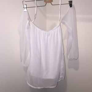 Sabo Skirt Off The Shoulder White Blouse