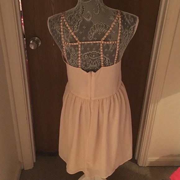 Blush Beaded Strap Dress - Picture 3 of 3