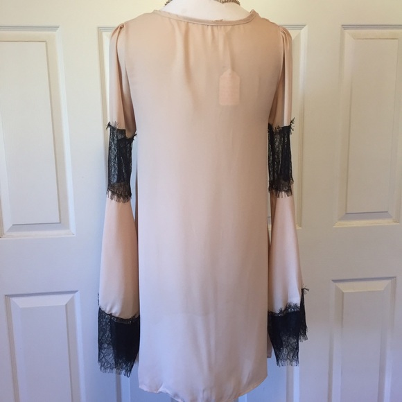 PINK LACE TUNIC/MINI DRES - Picture 3 of 4