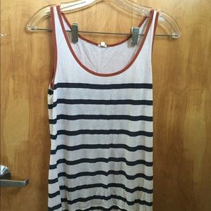🏝WEEKEND SALE🏝 SIZE S Viscose/Linen Striped Tank
