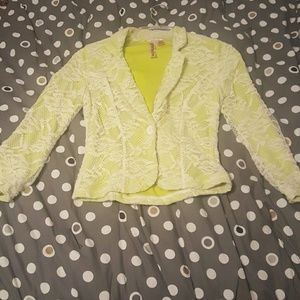 Lime green blazer
