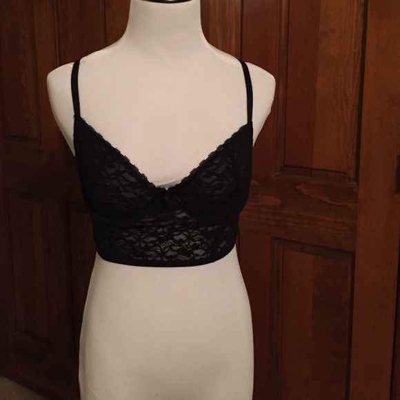 Lace detail bra