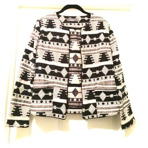 Like Mynded- aztec print jacket