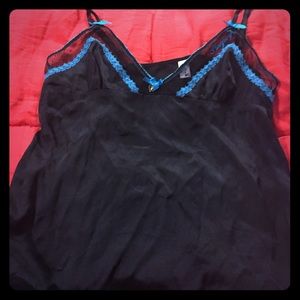 Sexy Playboy silk/ lace lounge top