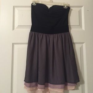 Strapless dress