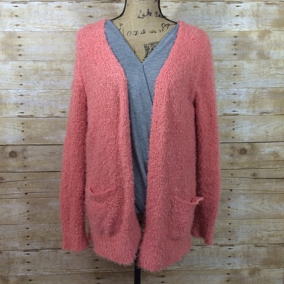 big fluffy cardigan