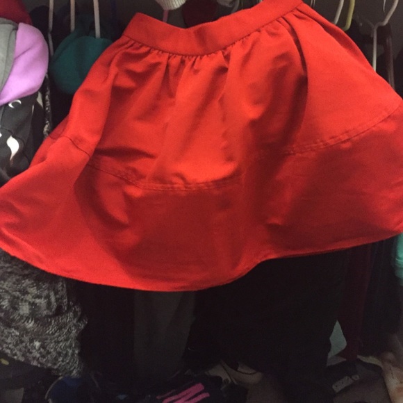 Express Red skirt 00