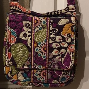 Vera Bradley cross body bag with wallet (like new)
