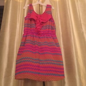Colorful striped dress