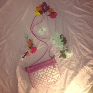 NEVER USED Small pink coach purse 🌸