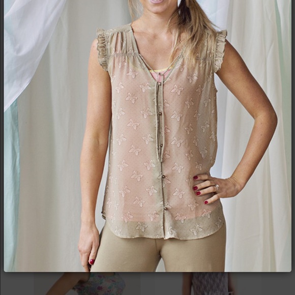 Sz M Matilda Jane Monarch top EUC