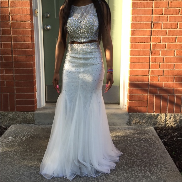 Off-White Prom Dress