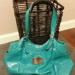 Nicole Miller Turquoise Purse