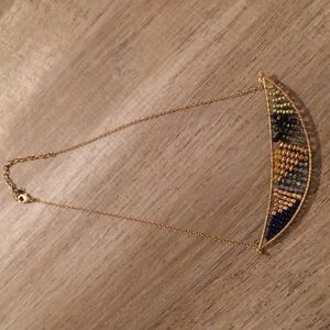 Gold multicolored necklace