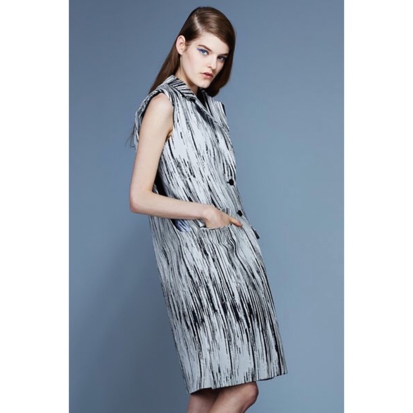 Kenzo SS14 Bicolor Sleeveless Vest Dress