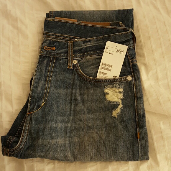 H&M boyfriend low waist jeans