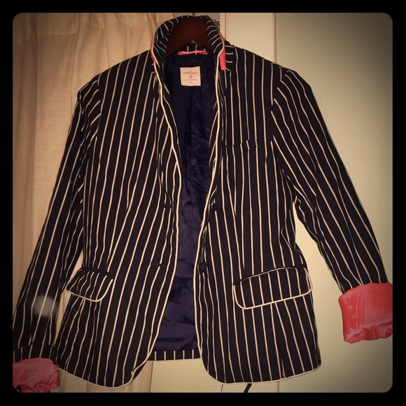 GAP navy blue striped blazer - Picture 1 of 2