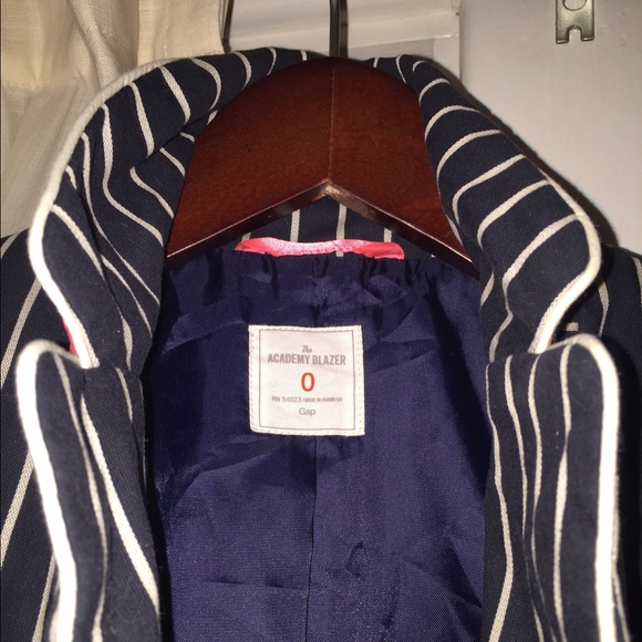 GAP navy blue striped blazer - Picture 2 of 2