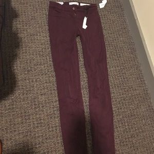 Bullhead maroon jeggings