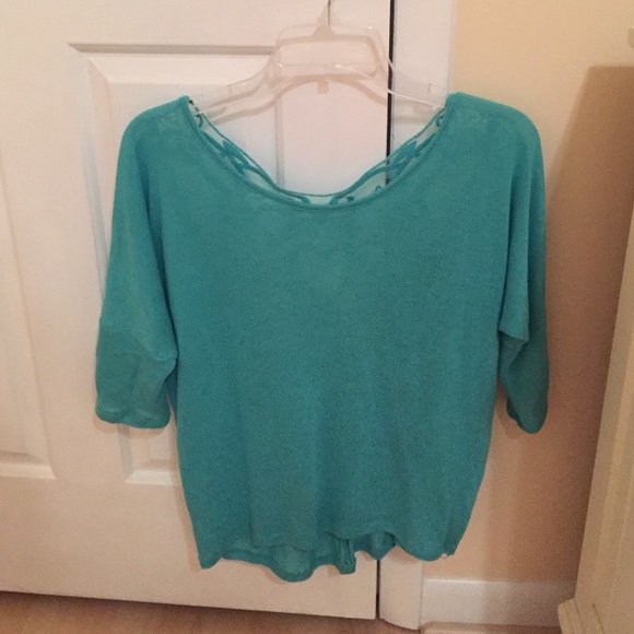 Teal sweater