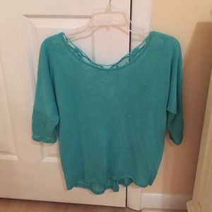 Teal sweater