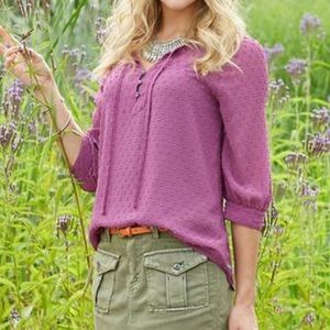 Sz S MATILDA JANE Ari Swiss Dot Top EUC $25