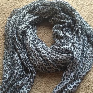 Animal print scarf