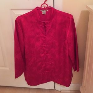 Red blouse