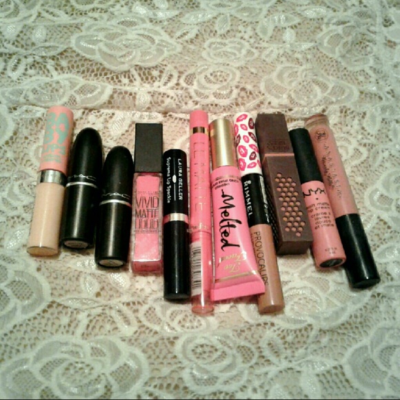 MAC, Too Faced, ABH lip bundle