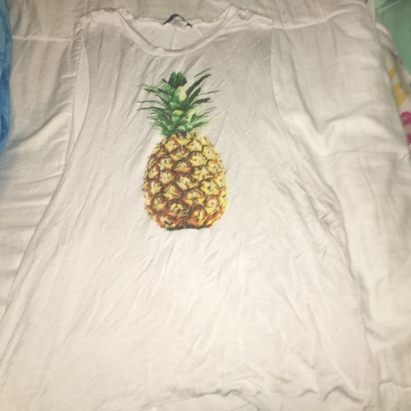 pineapple graphic tank