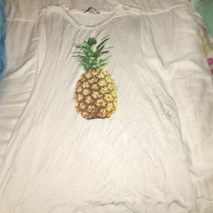 pineapple graphic tank