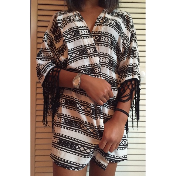 Wet Seal Aztec Cardigan/Beach Cover-Up