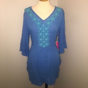 NWT Lilly for Target blue tunic!! Size medium