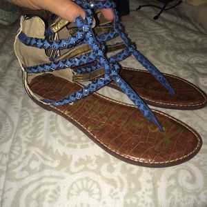 🎉SALE🎉 Sam Edelman Blue Greyson Sandal (size 8)