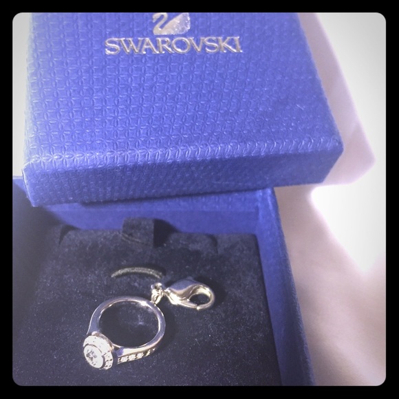 SWAROVSKI Crystal Rhinestone Charm Ring.