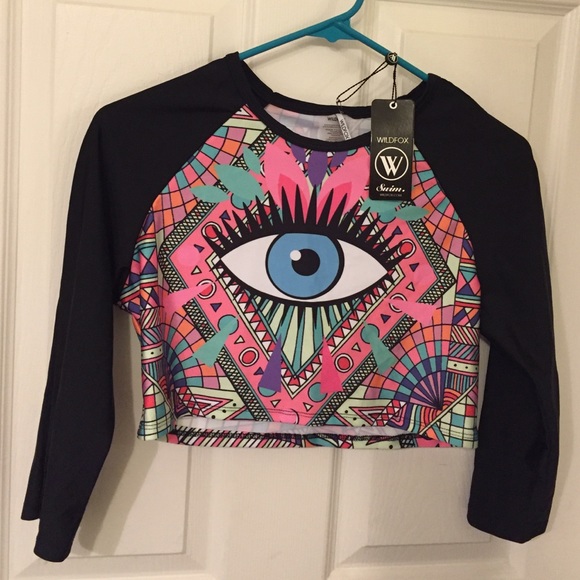 Wildfox Third Eye swim top