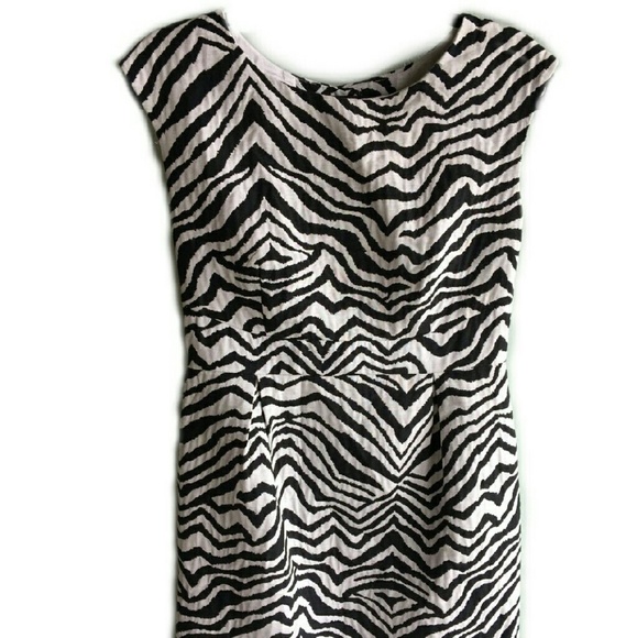 Michael Michael Kors Black/White Zebra dress