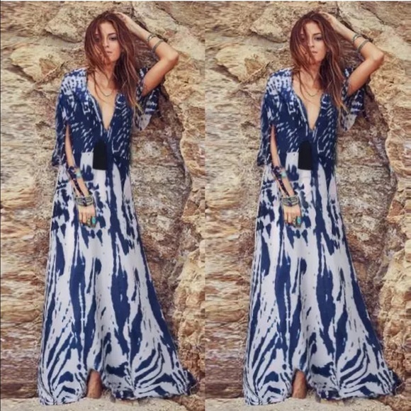 Long Maxi Dress/Beach Cover Up