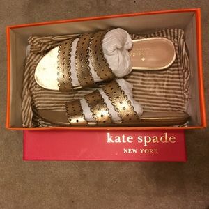 Kate Spade slip on sandals size 8 (fits like 7.5)